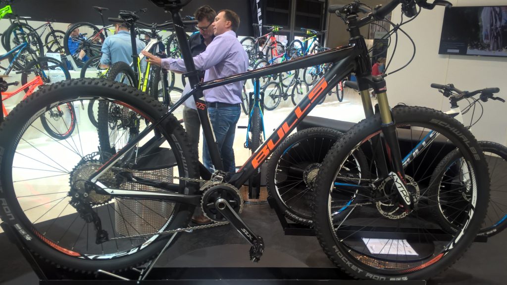 Riesenauswahl an Mountainbikes auf der Fahrrad Messe Köln