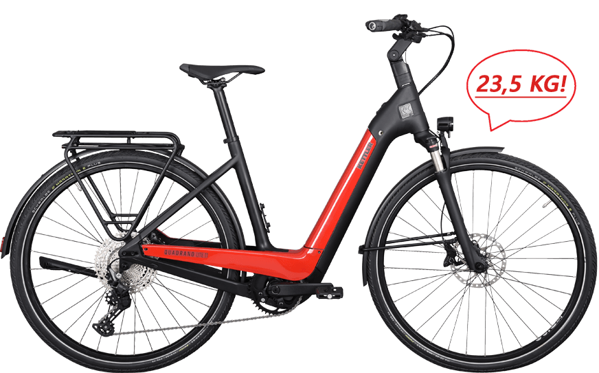 Ultraleichtes Carbon Ebike mit geringem Gewicht