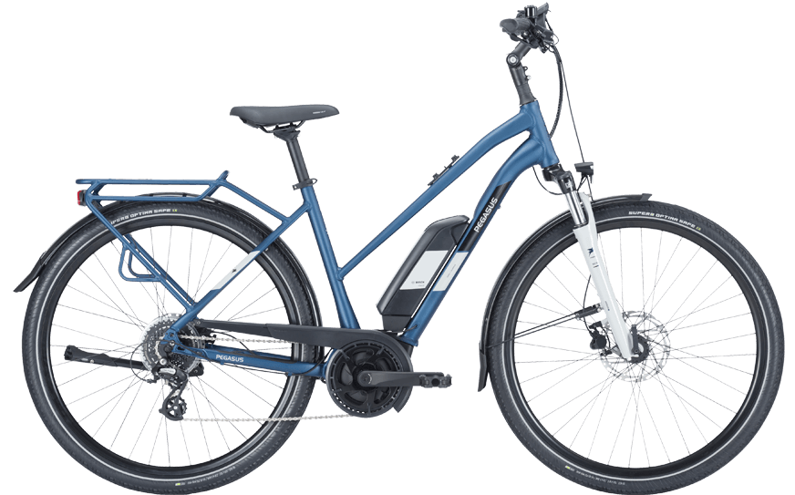 Straßenausgestattes Trekking EBike mit BOsch Active Line Plus Motor und 400Wh Akku