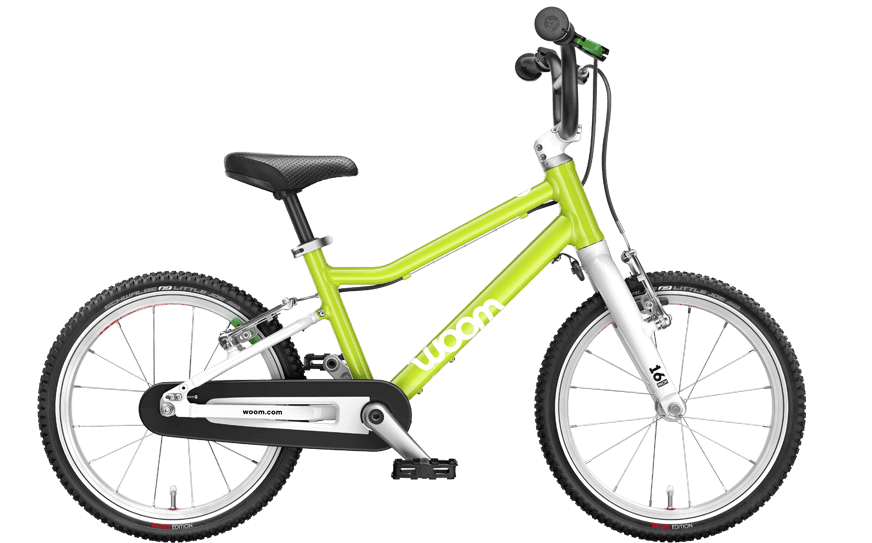 Limetten Farbenes Woom Kinderrad in 16 Zoll