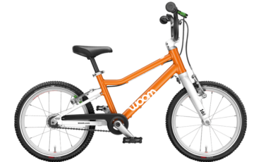 Orange Farbenes Woom Kinderrad in 16 Zoll