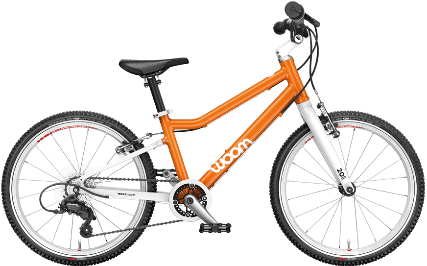 Orange Farbenes Woom Kinderrad in 20 Zoll